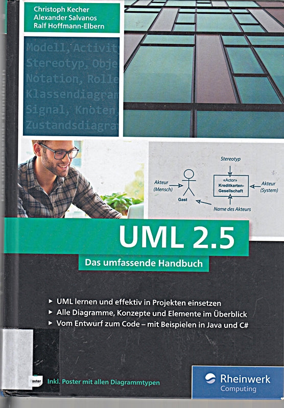 UML 2.5: Das umfassende Handbuch. Ausgabe 2018. Inkl. DIN A2-Poster mit allen Diagrammtypen