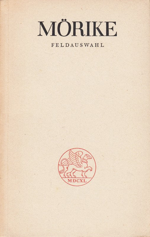 Gedichte. Feldauswahl.