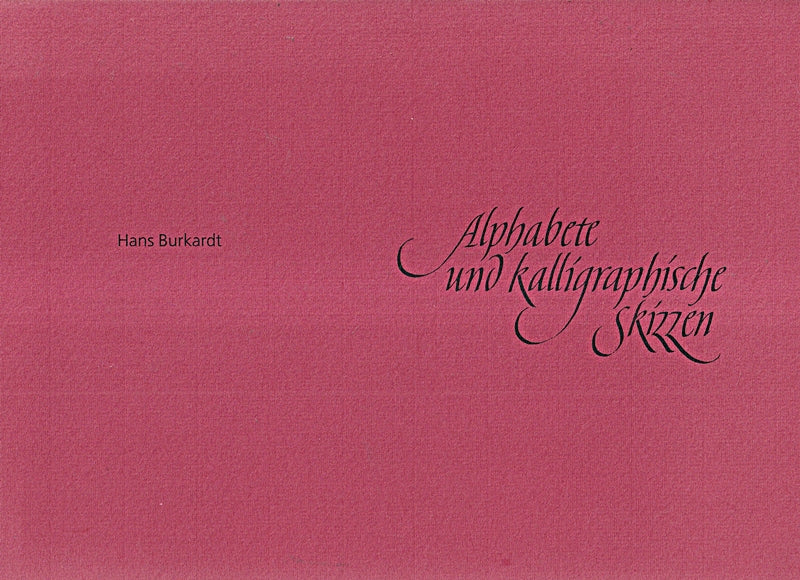 Alphabete und kalligraphische Skizzen