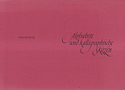 Alphabete und kalligraphische Skizzen