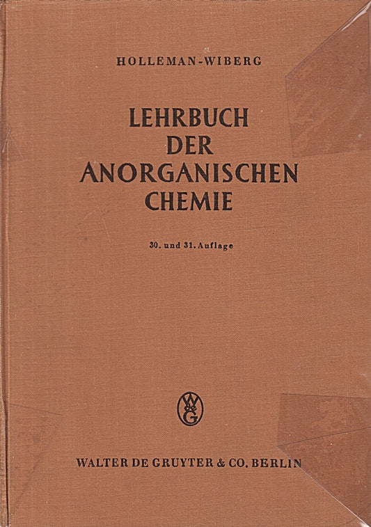Lehrbuch der Chemie. T. 1. Anorganische Chemie