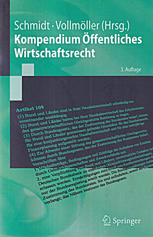 Kompendium Öffentliches Wirtschaftsrecht (Springer-Lehrbuch) (German Edition)