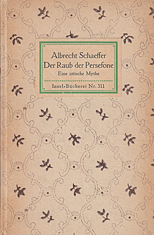 Der Raub der Persefone. Attische Mythe.