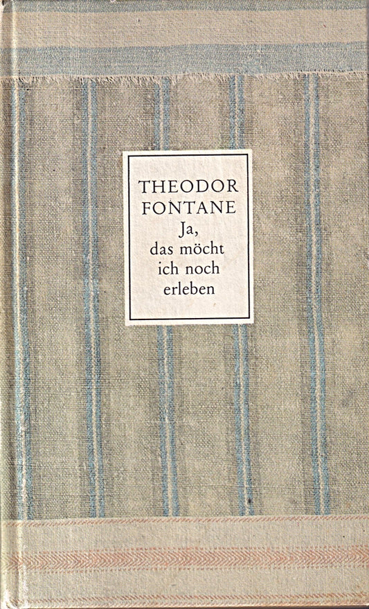Ja  das möcht ich noch erleben. Gedichte