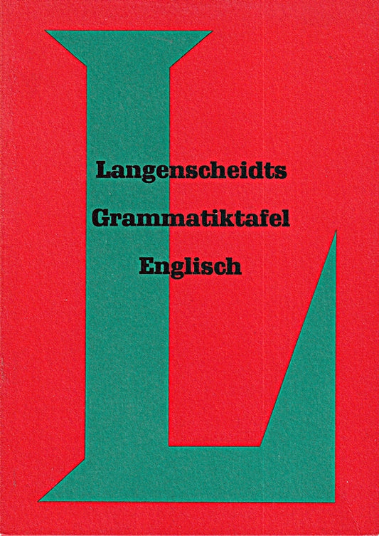 Langenscheidts Grammatiktafel Englisch