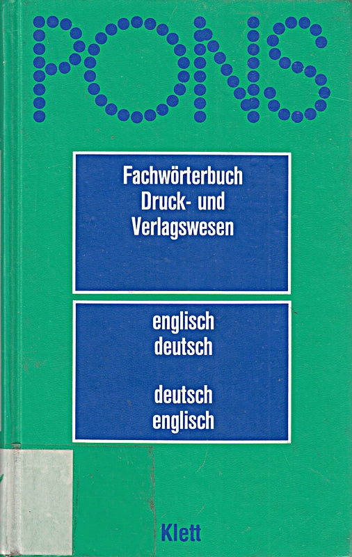 Druckwesen und Verlagswesen  Englisch-Deutsch/Deutsch-Englisch