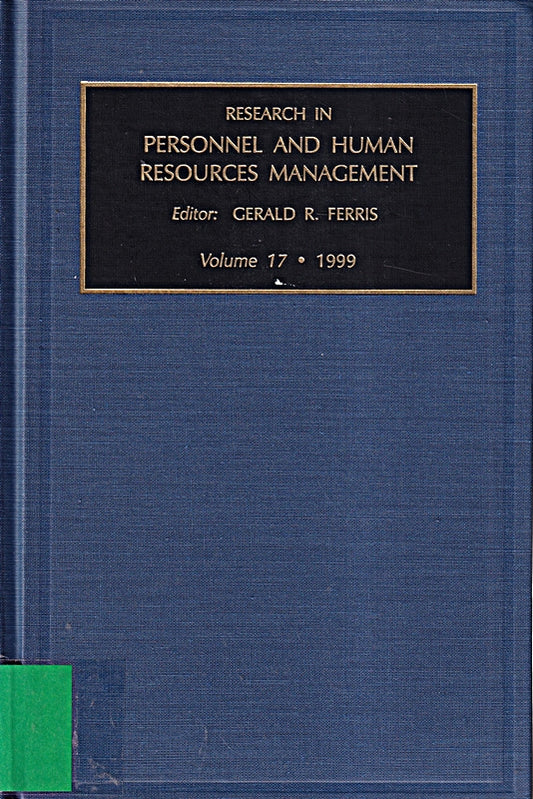 Research in Personnel and Human Resources Management