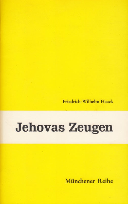 Jehovas Zeugen (Münchner Reihe)