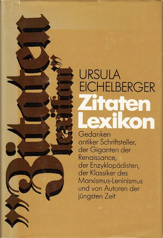 Ursula Eichelberger: Zitaten-Lexikon