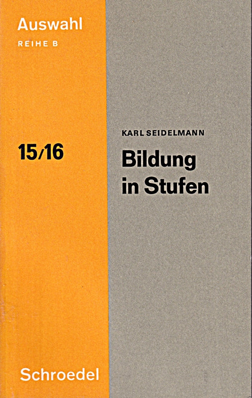 Bildung in Stufen