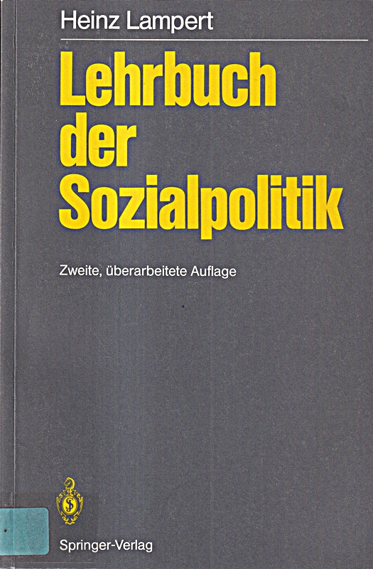 Lehrbuch der Sozialpolitik