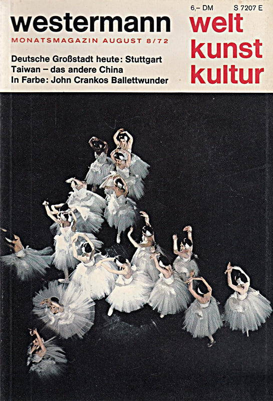 Westermann Monatsmagazin August 8/72 Welt Kunst Kultur