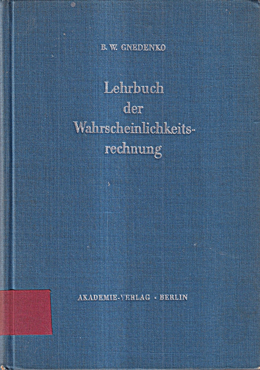 Lehrbuch der Wahrscheinlichkeitsrechnung