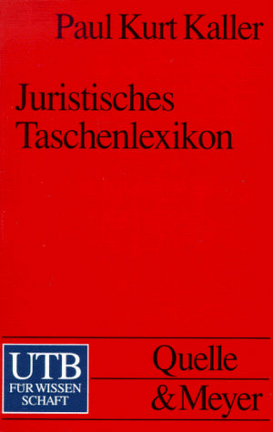 Juristisches Taschenlexikon