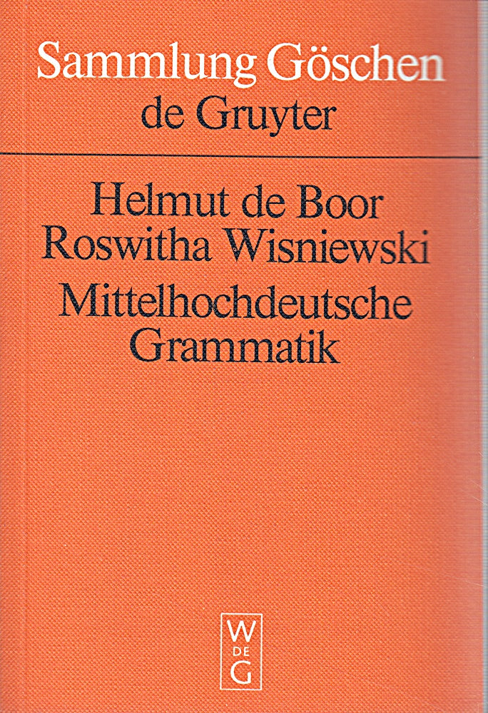 Mittelhochdeutsche Grammatik