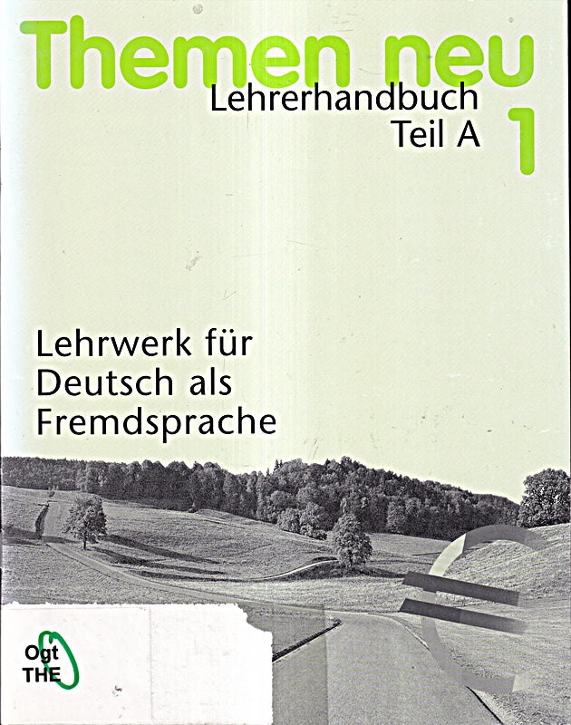 Themen neu 1 - Ausgabe in drei Bänden. Lehrwerk für Deutsch als Fremdsprache: Themen neu  3 Bde.  Lehrerhandbuch  neue Rechtschreibung