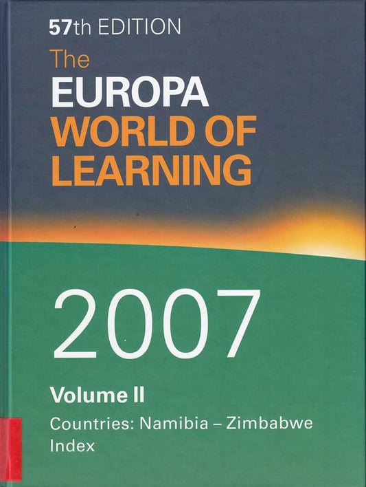 The Europa World of Learning 2007 (2)