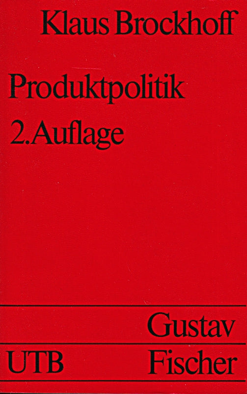 Produktpolitik.
