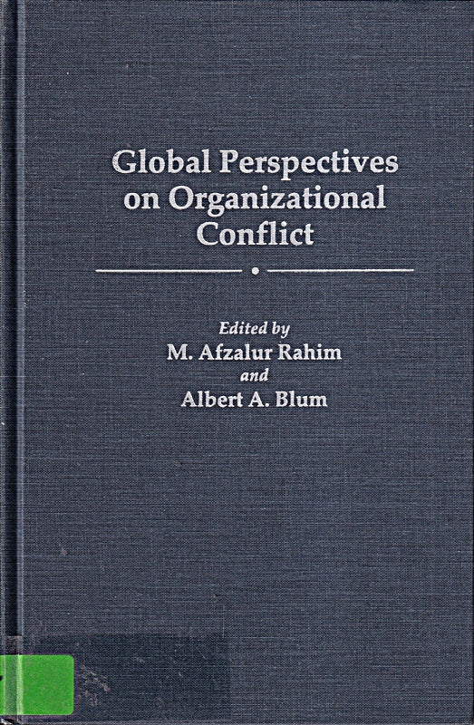 Global Perspectives on Organizational Conflict