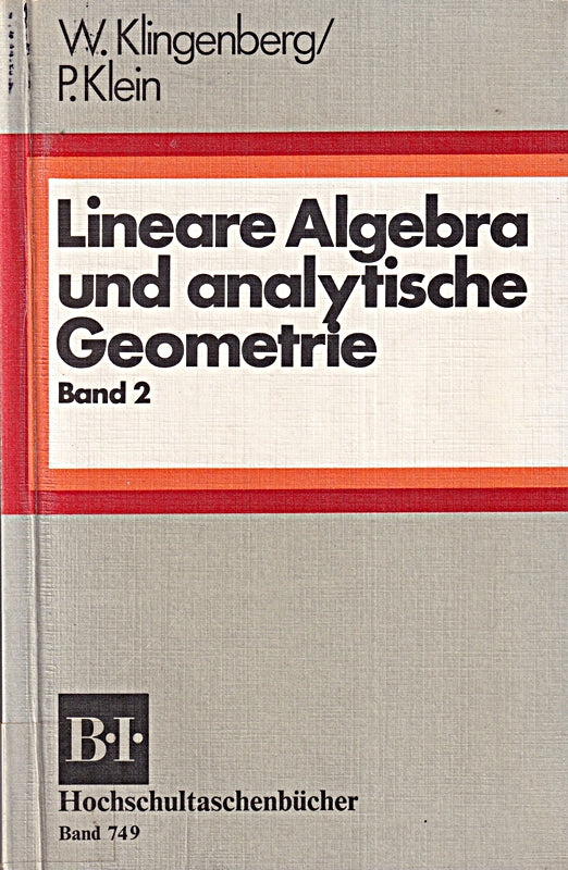Lineare Algebra und analytische Geometrie  2