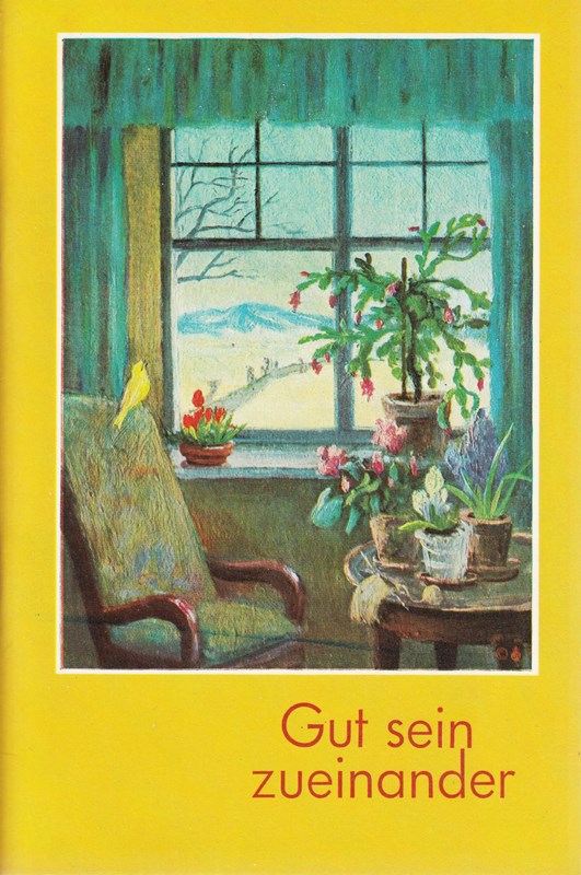 Gut sein zueinander.