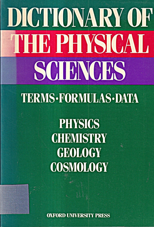 Dictionary of the Physical Sciences: The Philosophical Roots