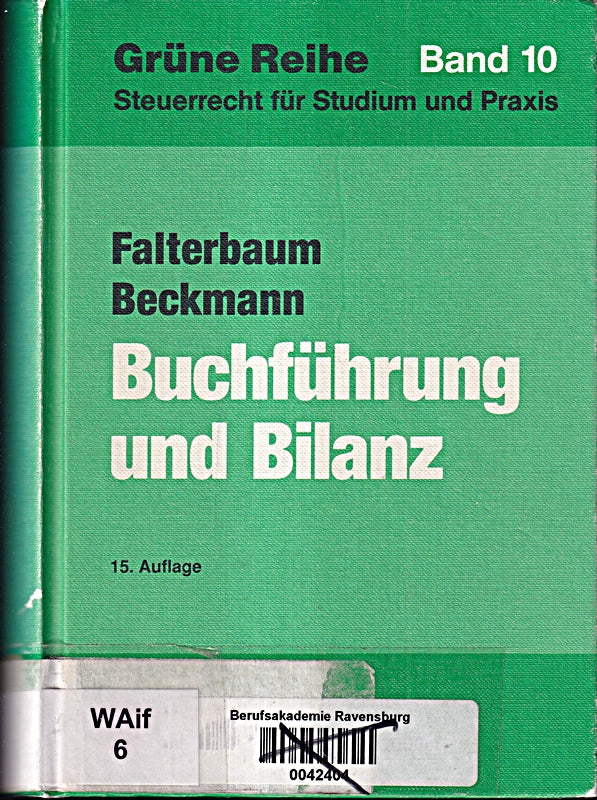 Buchführung und Bilanz.