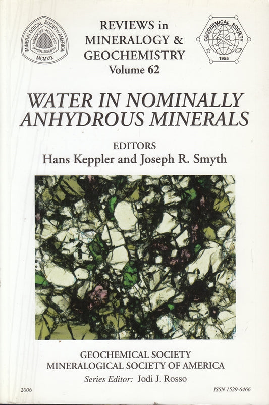 Water in Nominally Anhydrous Minerals: Reviews in Mineralogy (Reviews in Mineralogy & Geochemistry  62  Band 62)