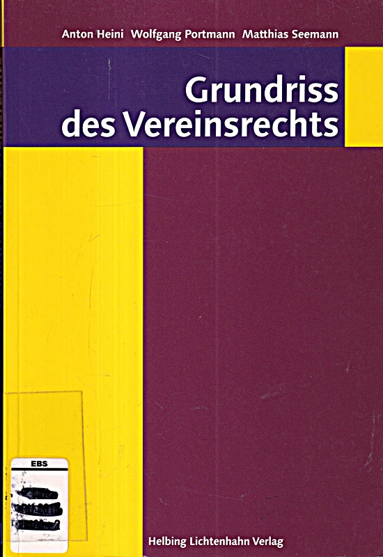 Grundriss des Vereinsrechts