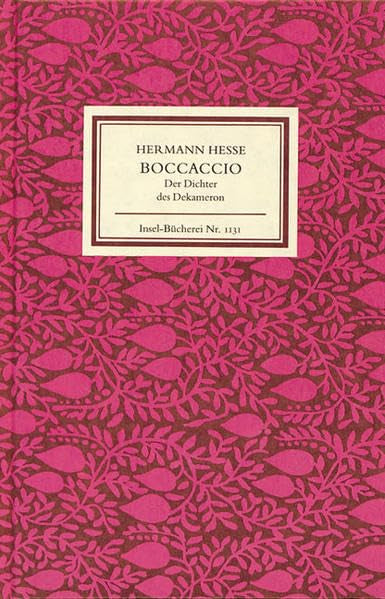 Boccaccio: Der Dichter des Dekameron (Insel-Bücherei)