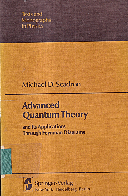 Advanced Quantum Theory: and Its Applications Through Feynman Diagrams (Theoretical and Mathematical Physics)
