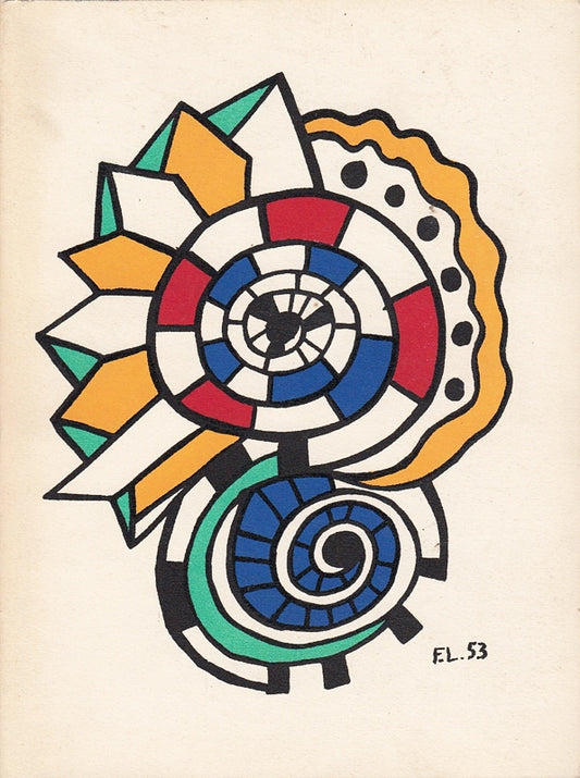 FERNAND LEGER 1881-1955 - MUSEE DES ARTS DECORATIFS - PALAIS DU LOUVRE - PAVILLON DE MARSAN - JUIN OCTOBRE 1956.