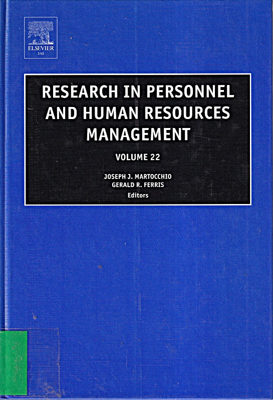 Research in Personnel and Human Resources Management