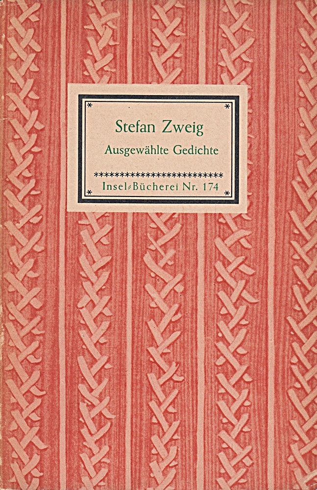 Ausgewählte Gedichte Insel Bücherei Insel-Bücherei Nr. 174 21.-29. Tsd.