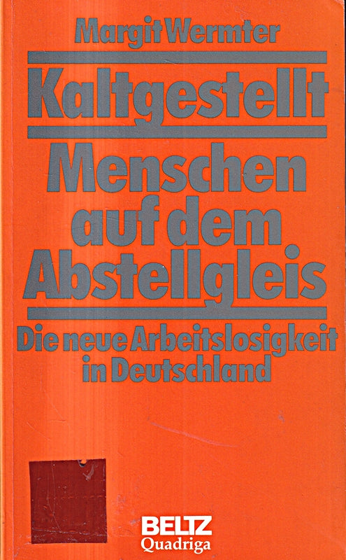 Kaltgestellt - Menschen auf dem Abstellgleis: Die neue Arbeitslosigkeit in Deutschland