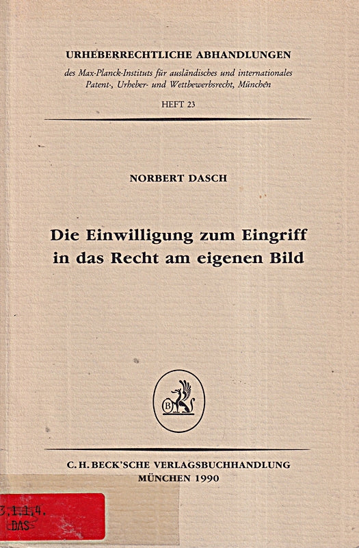 Die Einwilligung zum Eingriff in das Recht am eigenen Bild.