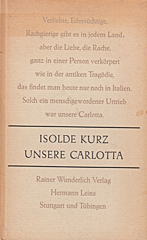 Unsere Carlotta