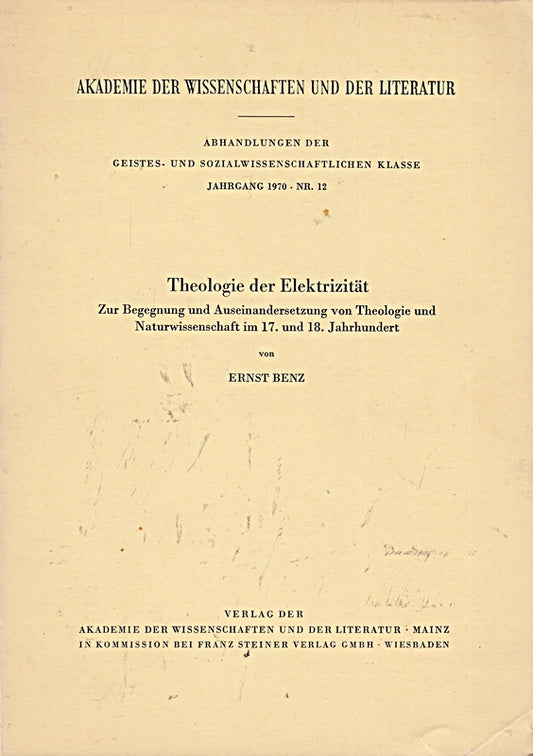 Theologie der Elektrizität.