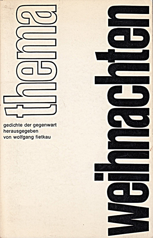 Thema Weihnachten - Gedichte der Gegenwart