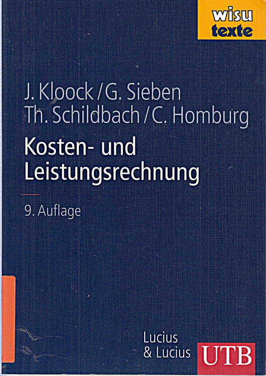 Kosten- und Leistungsrechnung (wisu-Texte)