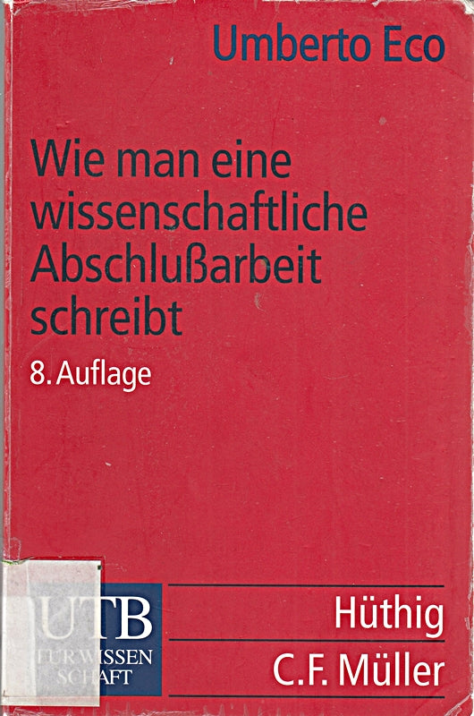 Wie man eine wissenschaftliche Abschlußarbeit schreibt