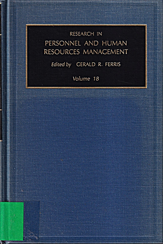 Research in Personnel and Human Resources Management
