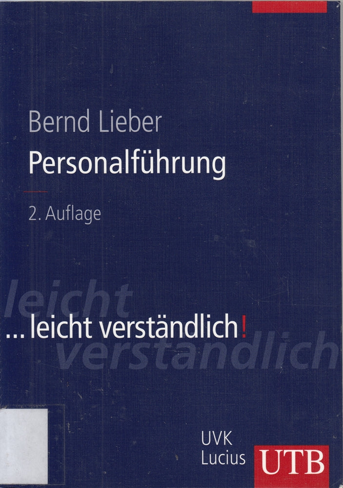 Personalführung: ... leicht verständlich (UTB L (Large-Format): Uni-Taschenbücher)