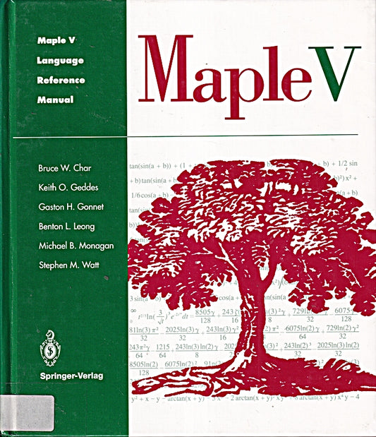 Maple V Language Reference Manual