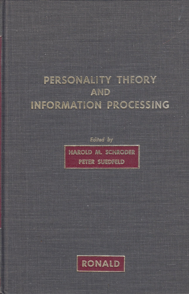 Personality Theory and Information Processing