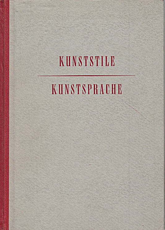 Ergänzungsband zum Kunstpreisverzeichnis: Kunststile. Lexikon der Stilbegriffe - Zeittafeln/ Kunstsprache. Lexikon der Fachsprache von Kunst und Kunsthandel: Deutsch - Englisch - Französisch; Englisch