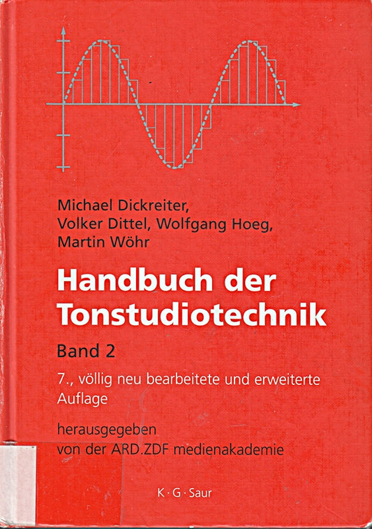 Handbuch der Tonstudiotechnik  Band 2