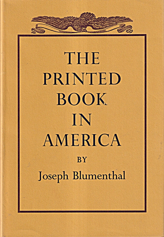 The printed book in America