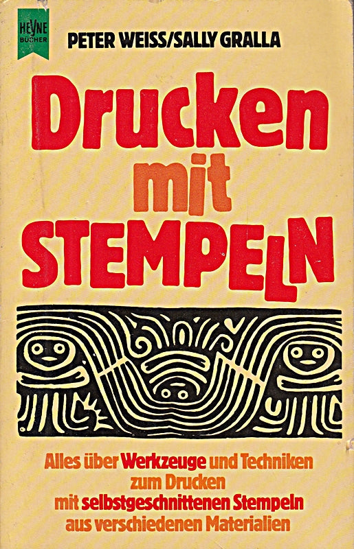 Drucken mit Stempeln.