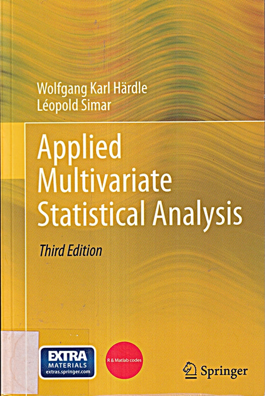 Applied Multivariate Statistical Analysis